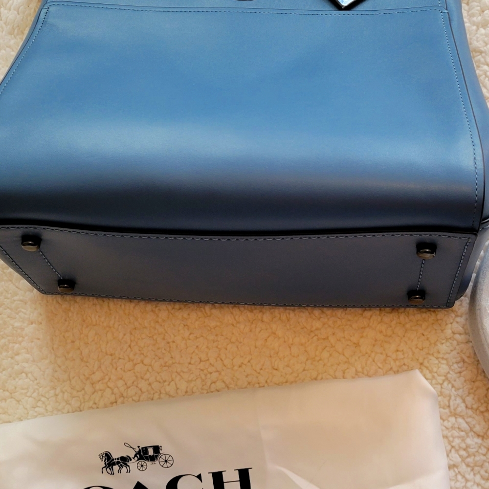 Brand new Coach Chambray Bag Steel Blue